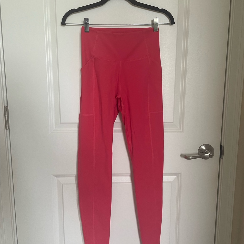 Girlfriend Collective Pink Leggings with Pockets
